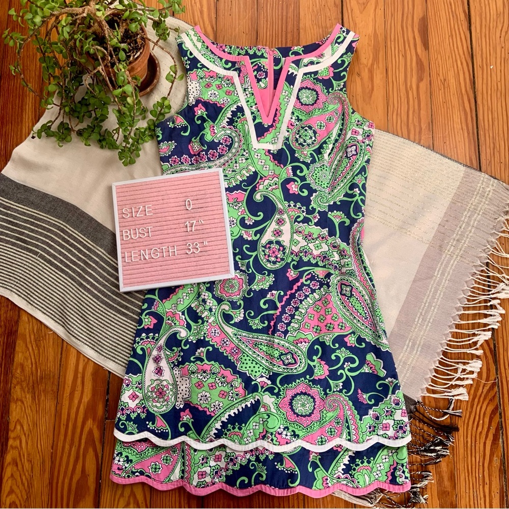 Lilly Pulitzer Vintage Royal Poinciana Sleeveless Dress